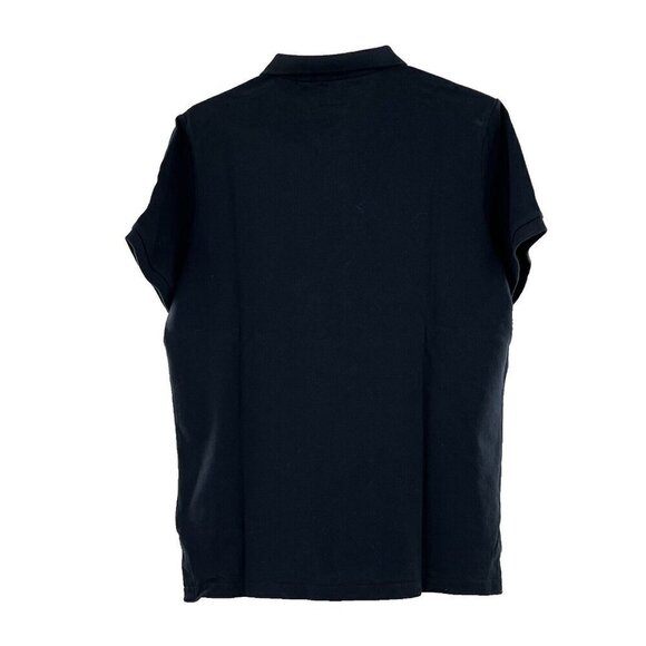 Superdry‎ Men's Classic Embossed Pique Polo shirt Size XL Black - Picture 2 of 10